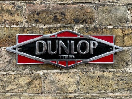 aluminium Dunlop plaque